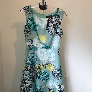 JCrew size 2 Aquatic Dupioni Silk A Line Dress